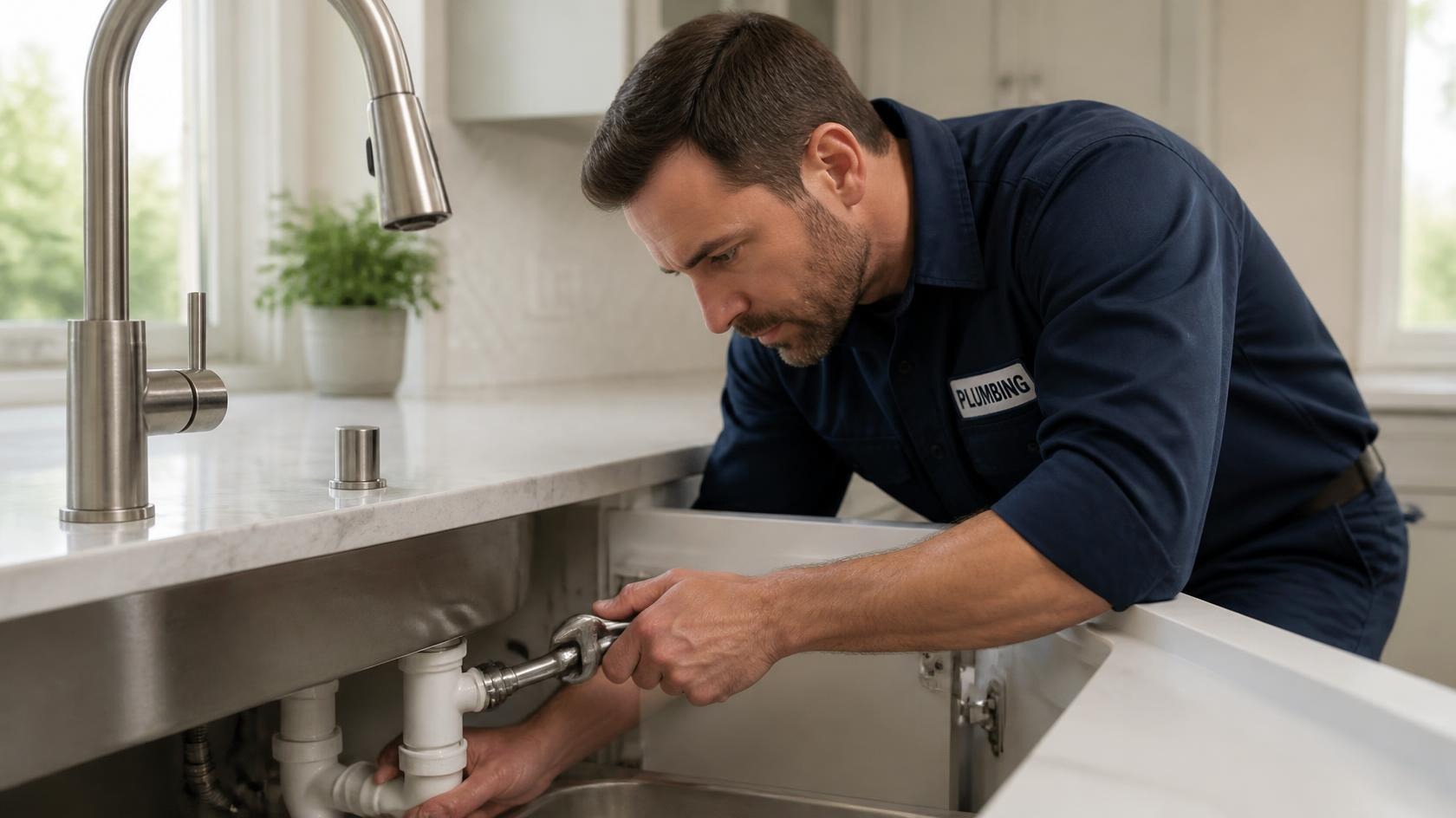 ClearFlow plumber at work